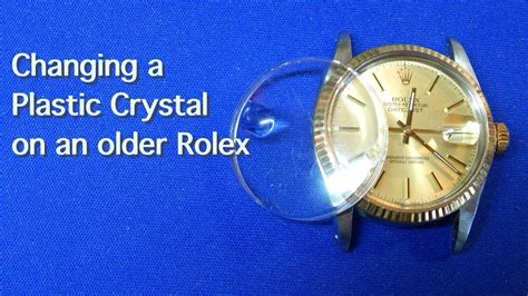 rolex plastico|rolex crystal replacement cost.